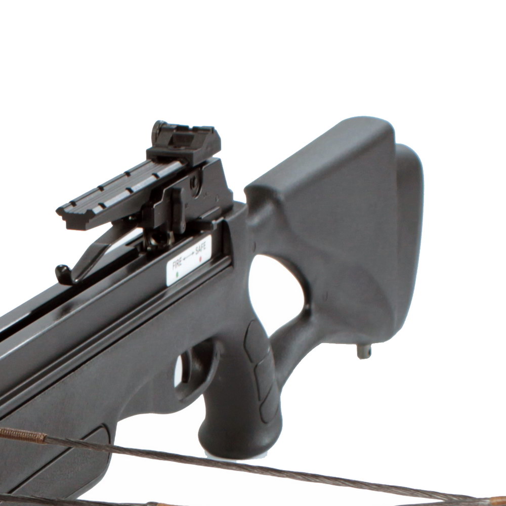 Арбалет блочный силой 95Lbs с защитой от холостого выстрела, прицел 4х32, ствол алюминий, корпус пла Арбалет блочный силой 95Lbs с защитой от холостого выстрела, прицел 4х32, ствол алюминий, корпус пла