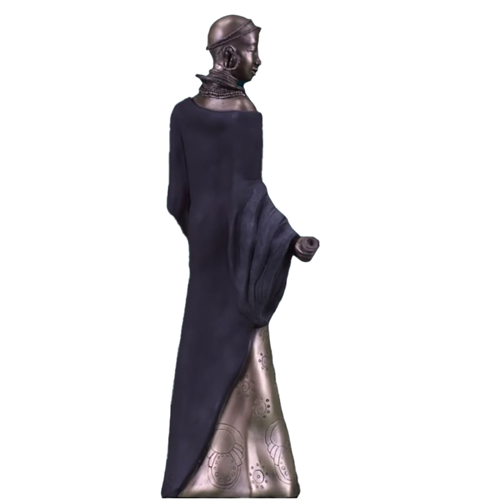 Фигурка Масаи-Шанийя,патина,полистоун