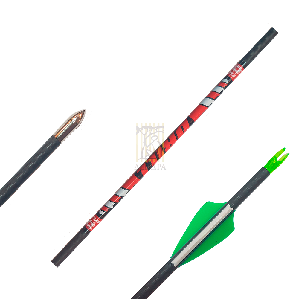 Стрела Pinnacle Drill 700 в комплекте, хвостовик, наконечник, оперение 175 Стрела Pinnacle Drill 700 в комплекте, хвостовик, наконечник, оперение 175