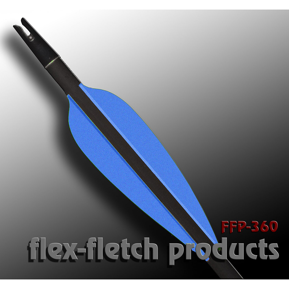 Оперение Flex-Fletch, 360 Parabolic, цвет синий, 100 шт. в упаковке Оперение Flex-Fletch, 360 Parabolic, цвет синий, 100 шт. в упаковке