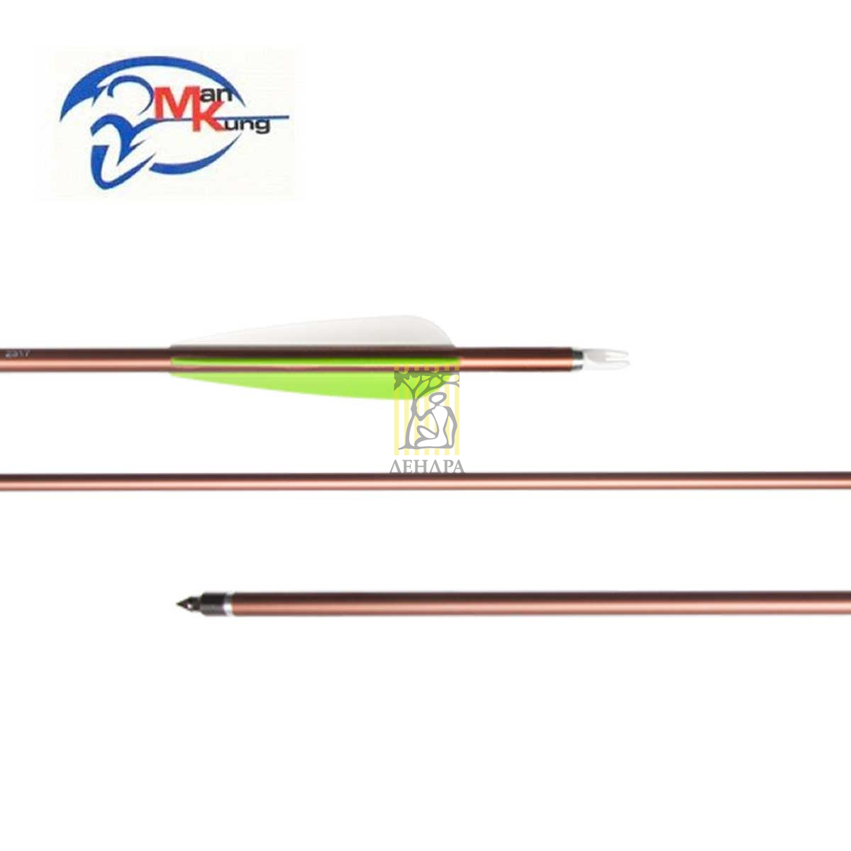 Стрела с оперением для стрельбы из лука, материал алюминий, размер 2317, длина 30", диаметр 9,2 мм,