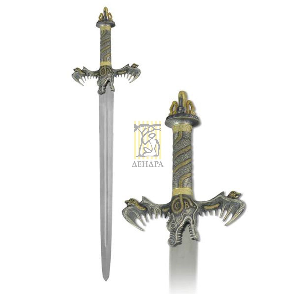 Меч "Конан Варвар"рук.под серебро/золото