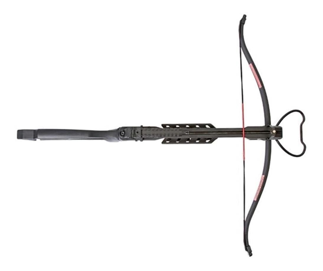 Арбалет рекурсивный силой 95 Lbs, цвет черный,  стрингер для установки тетивы, воск, 2 стрелы. 
