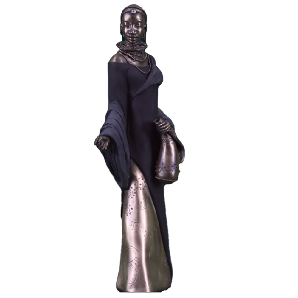 Фигурка Масаи-Шанийя,патина,полистоун