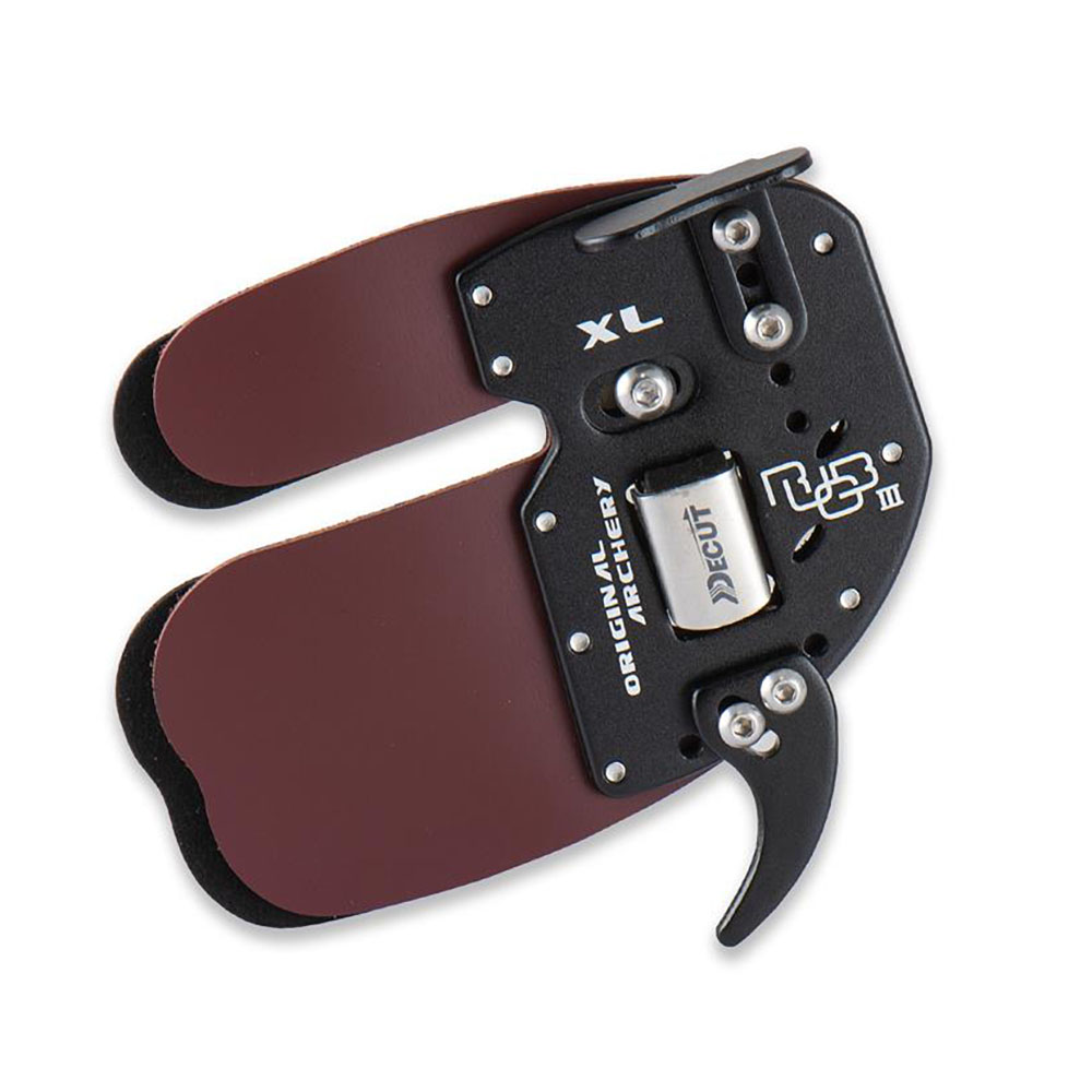 Напалечник для стрельбы из лука RUGBIII, материал кожа, размер XL, правый, цвет черный