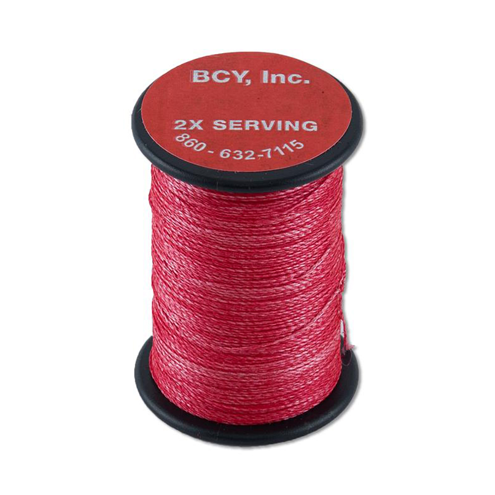 Нить обмоточная 2Х для изготовления тетивы, диаметр 0,015", производитель BCY, цвет красный
