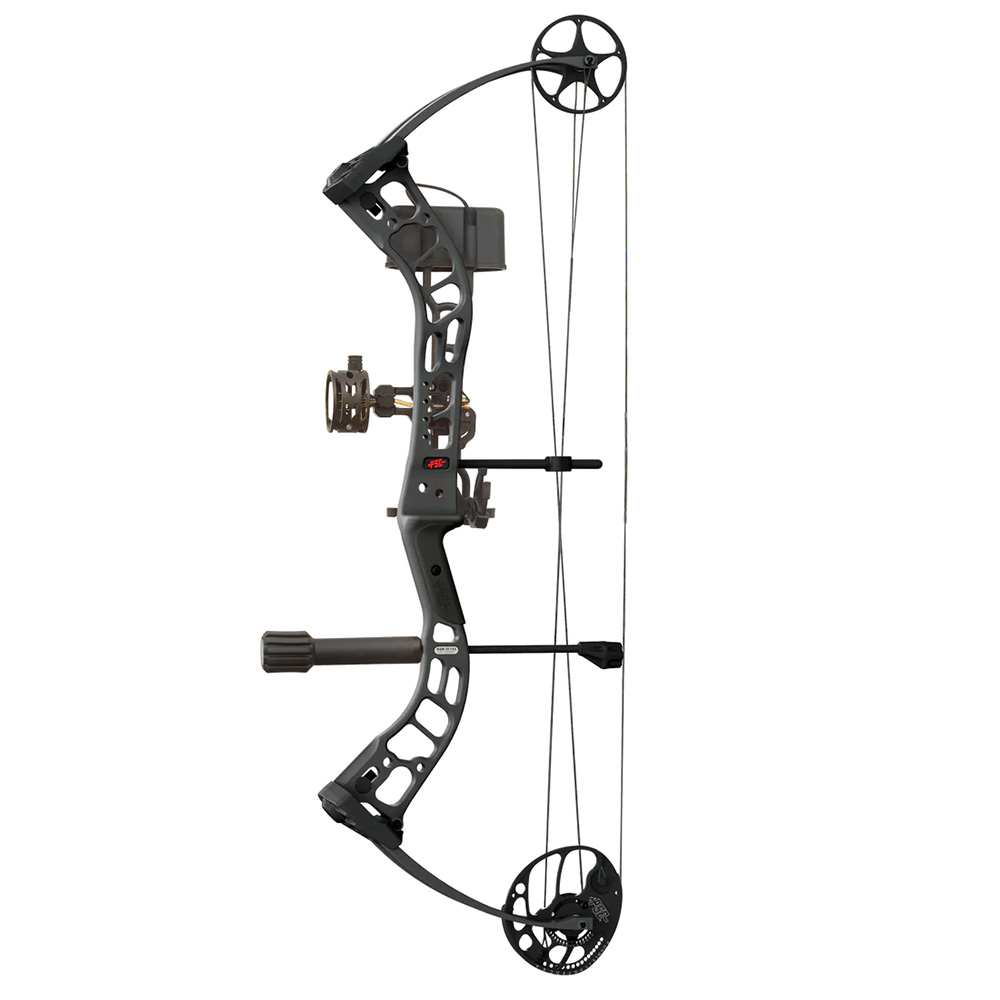 Лук блочный STINGER ATK, начальная скорость 312 - 304 фут в сек , сила 60Lbs, расстояние м.д. осями