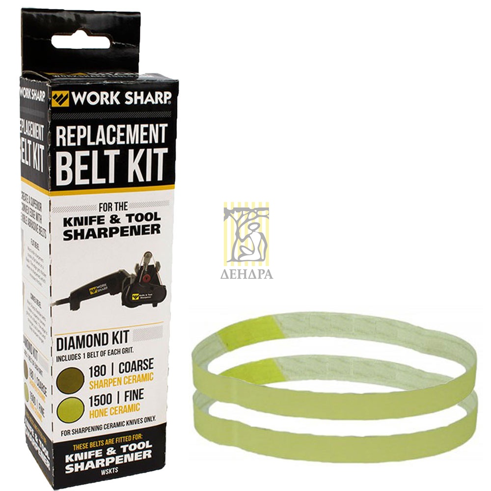 Набор из двух алмазный ремней с зернистостью 180 и 1500 для керамических ножей. Micromesh MXD LT Набор из двух алмазный ремней с зернистостью 180 и 1500 для керамических ножей. Micromesh MXD LT