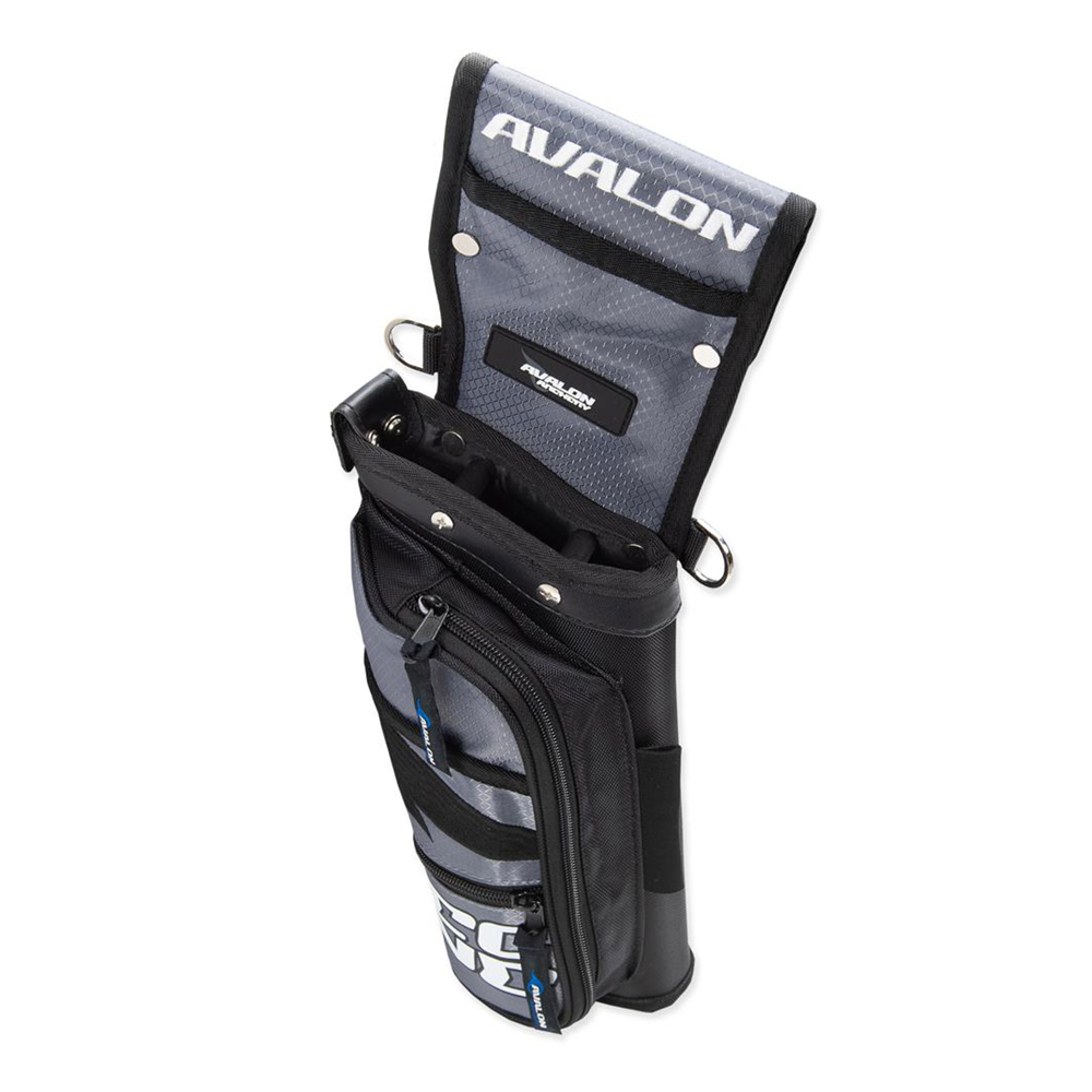 Кивер TEC ONE для стрел, длина 43 см, 2 трубки, 2 кармана на молнии, 2 кармана без молнии, правый, р