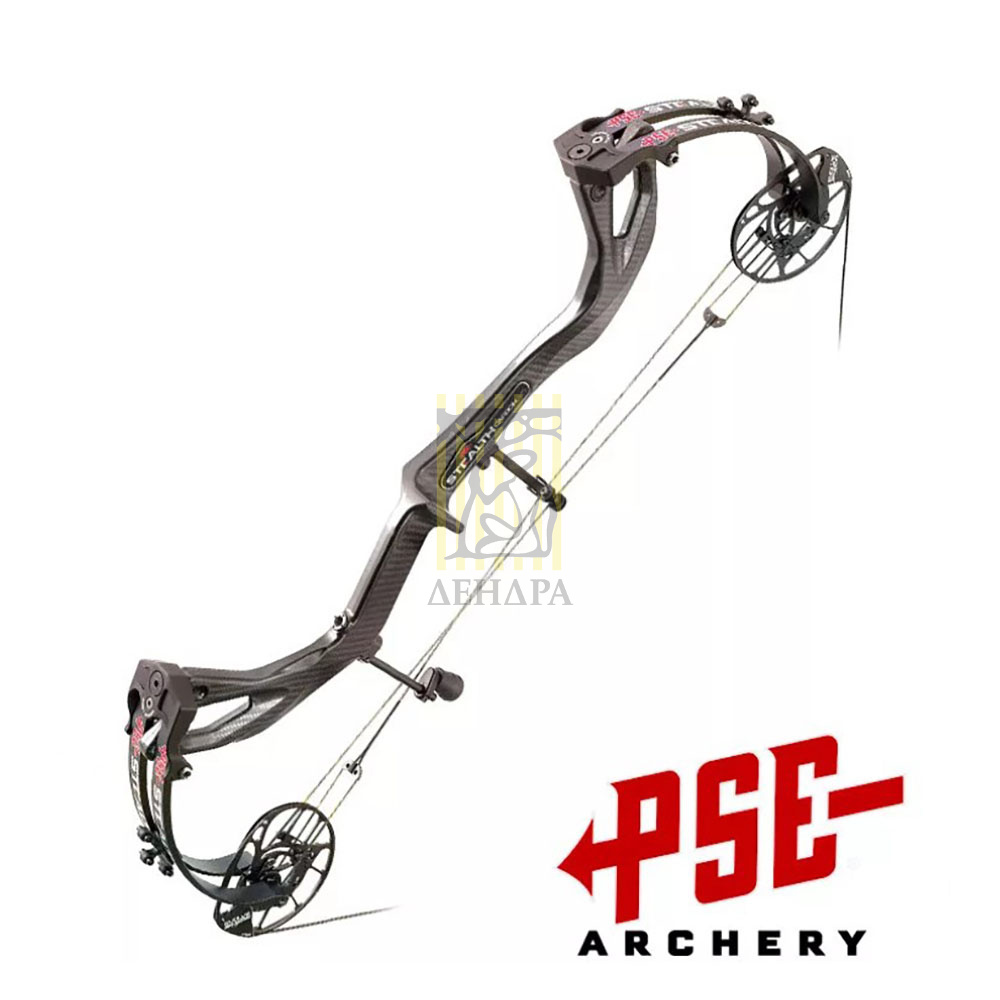 Лук блочный Carbon Air Stealth, начальная скорость 350 фут в сек, база 6", длина натяжения от 25,5 Лук блочный Carbon Air Stealth, начальная скорость 350 фут в сек, база 6", длина натяжения от 25,5