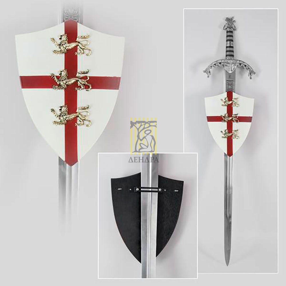 Мини-щит декоративный "Ричард "Львиное Сердце" Мини-щит декоративный "Ричард "Львиное Сердце"