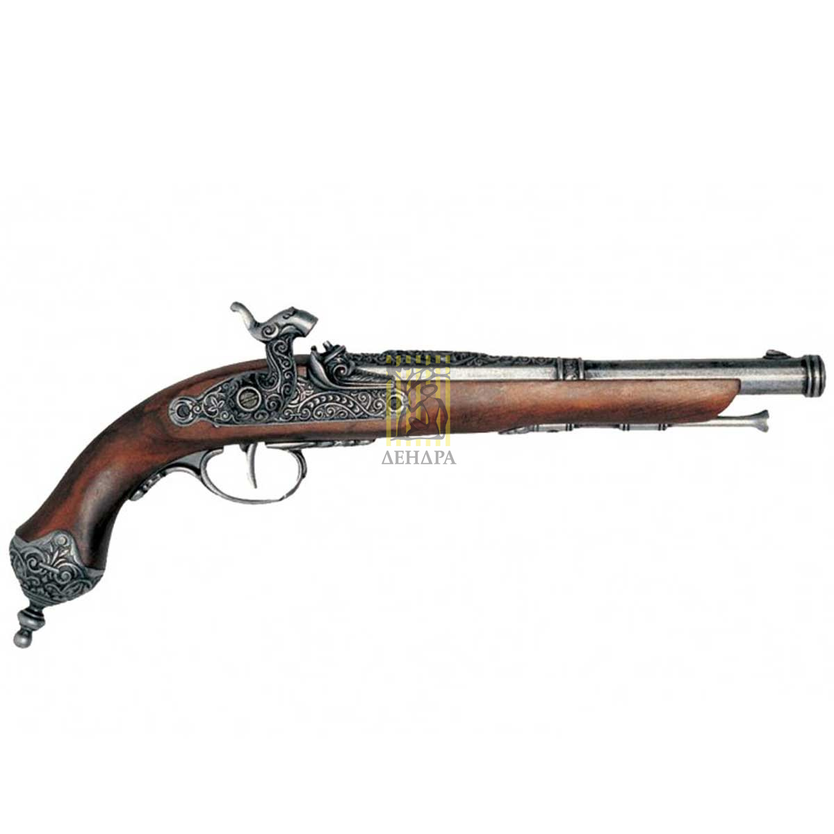 Пистолет кремн.Бресция.Италия 1825г, сталь