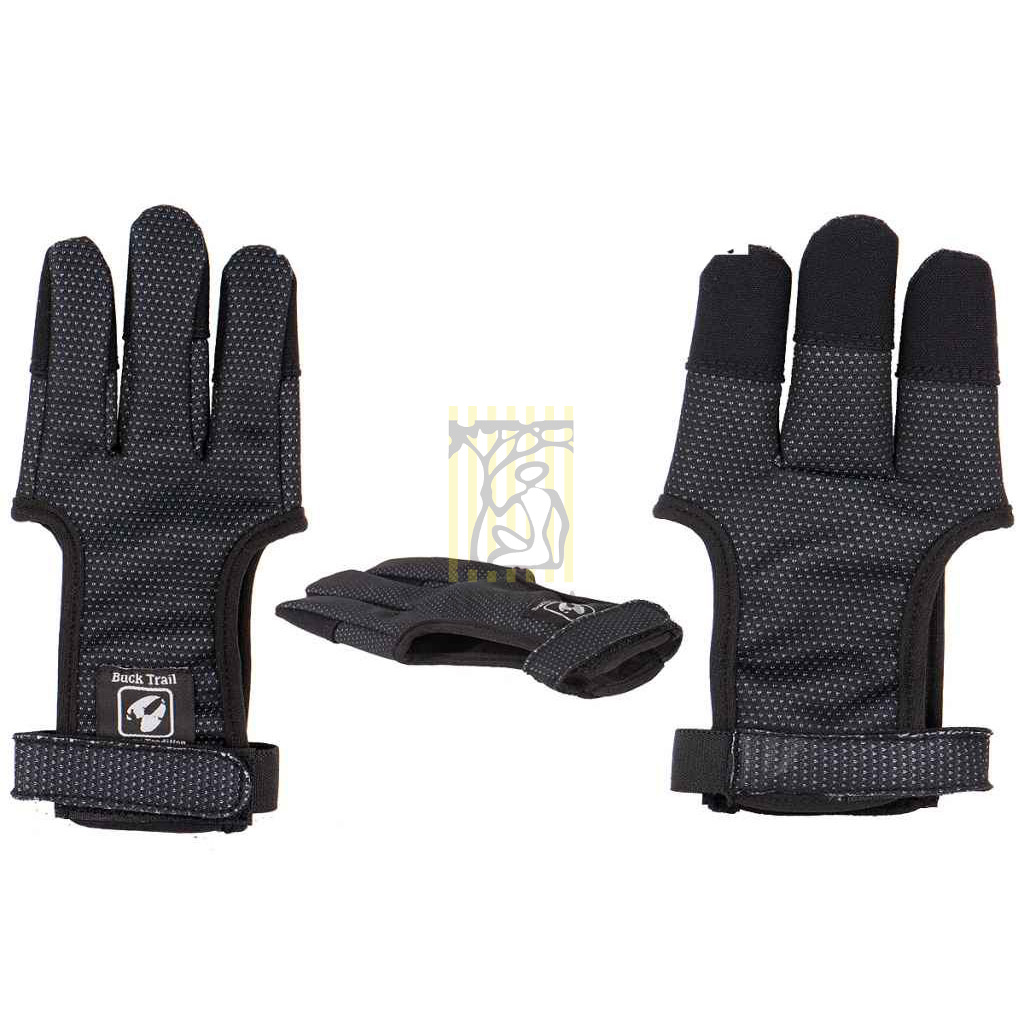 Перчатки BUCK TRAIL для стрельбы из лука, водо и ветрозащитные, размер M, цвет черный Перчатки BUCK TRAIL для стрельбы из лука, водо и ветрозащитные, размер M, цвет черный