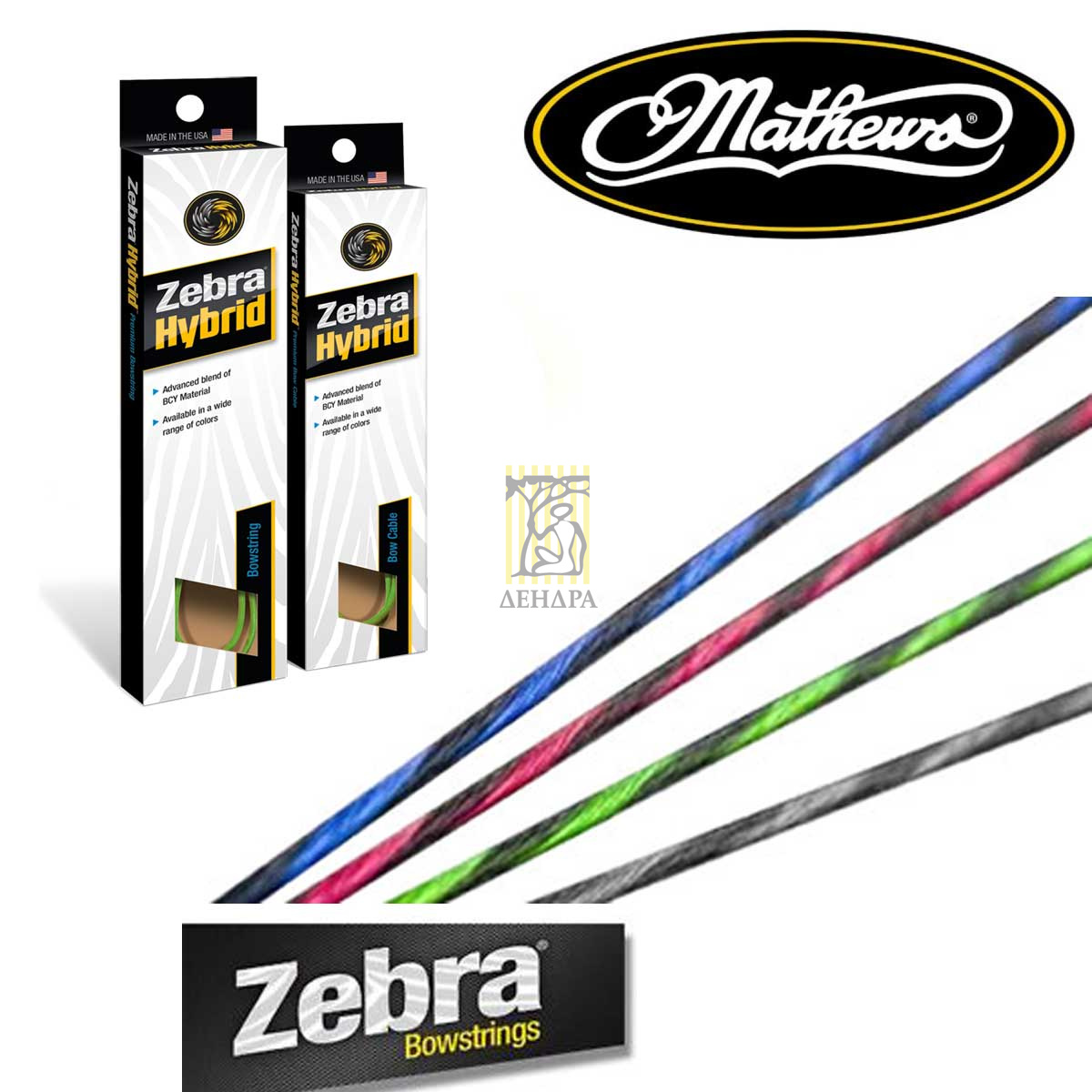 Кабель для луков серии Craze II, Premium String, два цвета, длина 31"