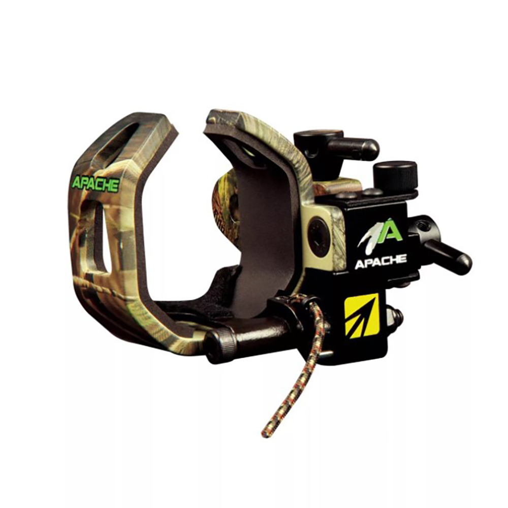 Полочка падающая Apache для лука с микронастройкой, правая, камуфляж APG Camo