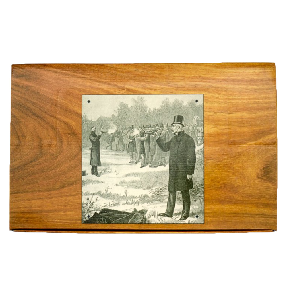 Пистолет кремн.Англия XVIIIв, латунь, 2 шт. в коробке