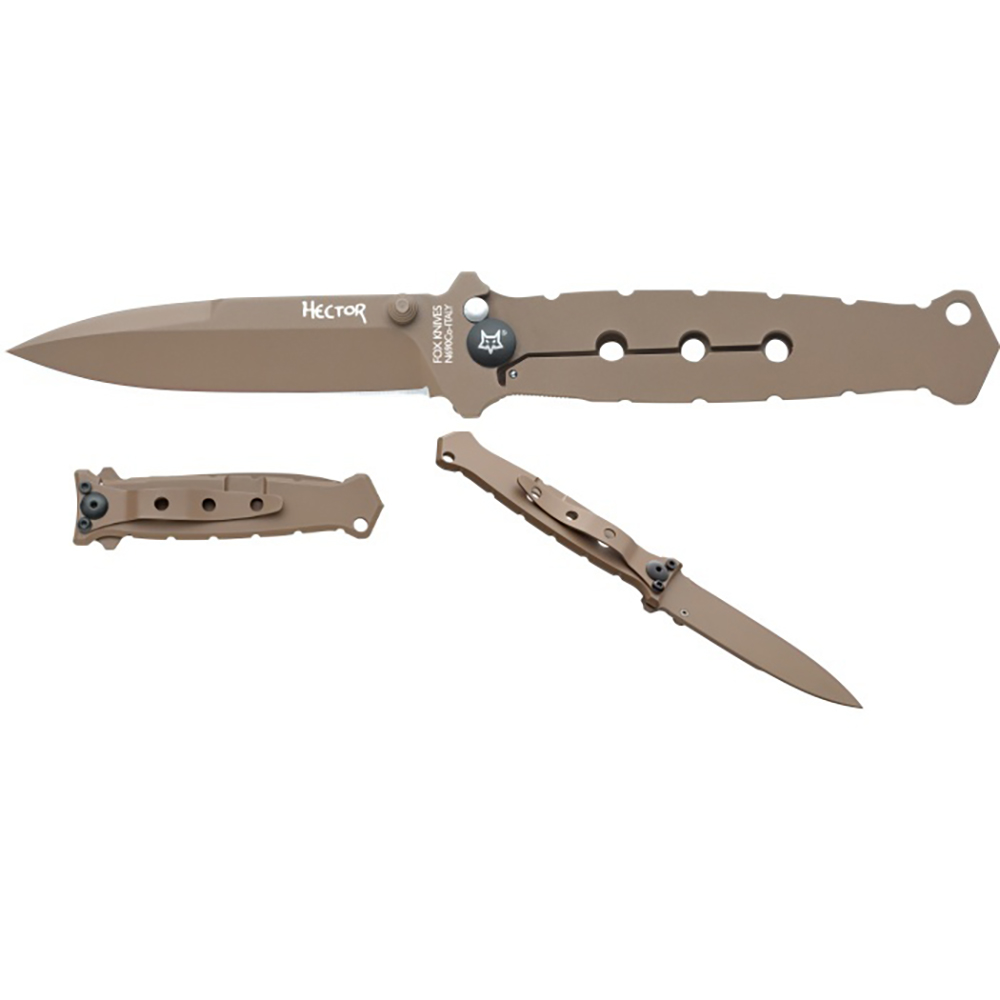 Нож "Hector" складной, сталь N690Co, твердость 58-60 HRC, рукоять сталь 420J2B, клипса