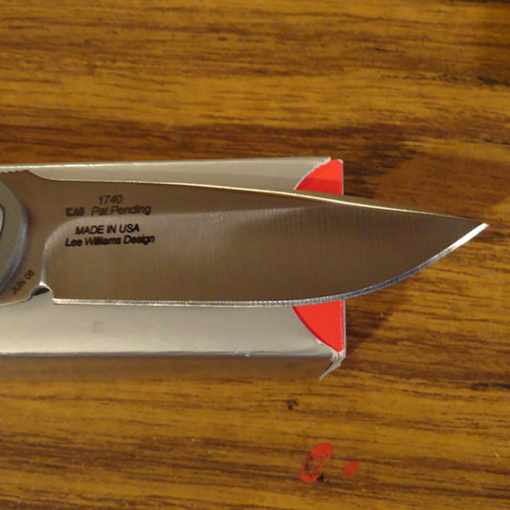 Нож складной "Ener-G", сталь 14C28N, твердость 60 HRC, рукоять G10, клипса