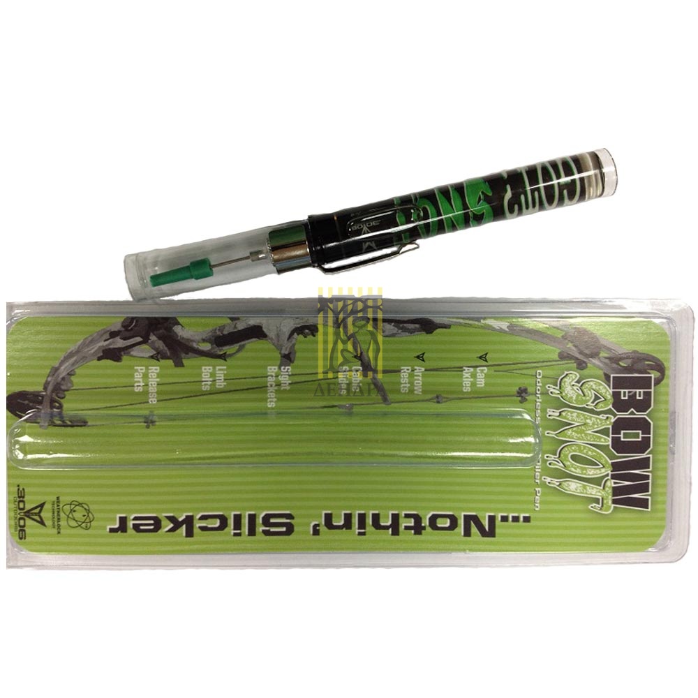 Универсальная смазка для луков и арбалетов, водоотталкивающая, без запаха. Используется для CAM-осей