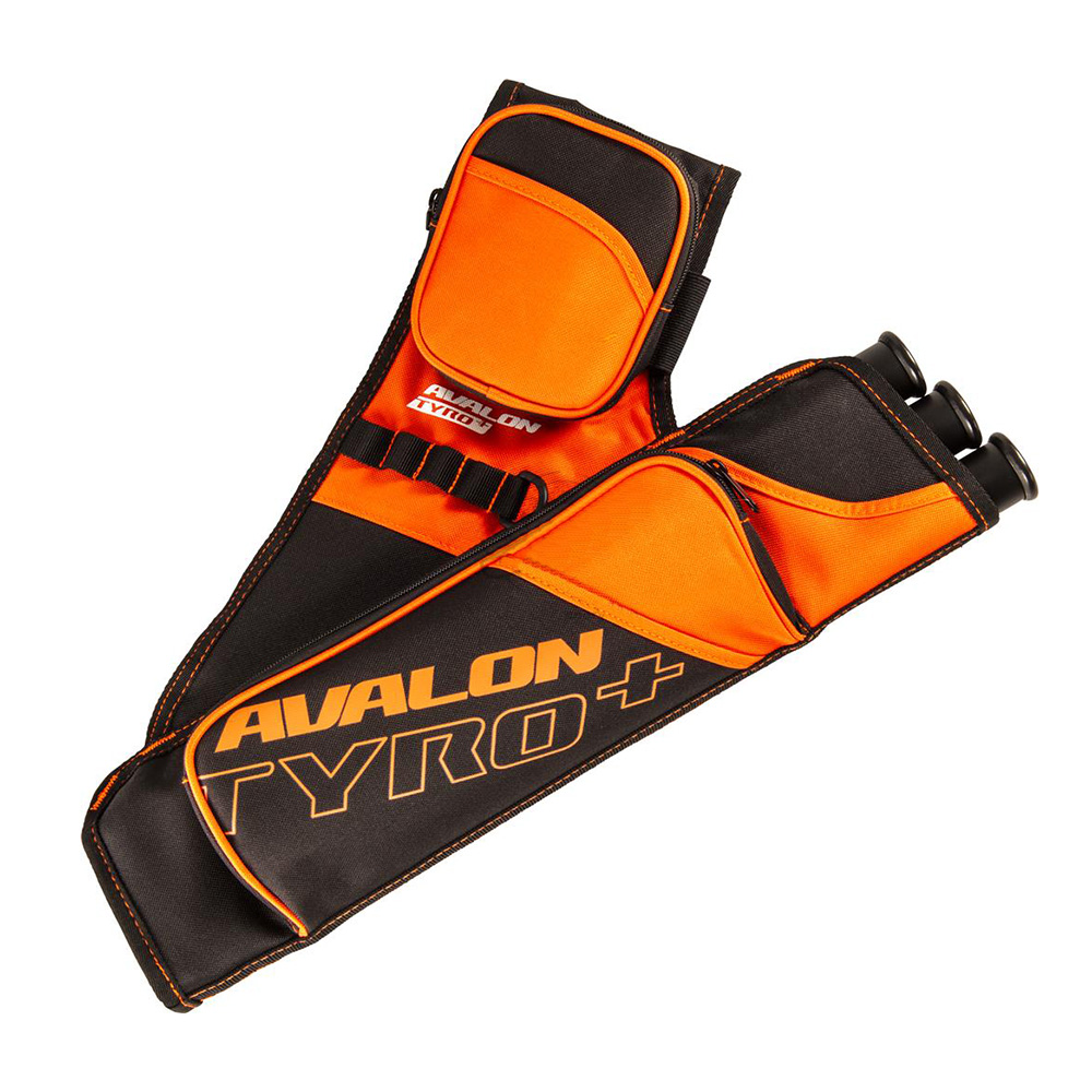 Кивер Tyro Plus, 3 трубки, ремень, 2 кармана, для правшей, цвет оранжевый