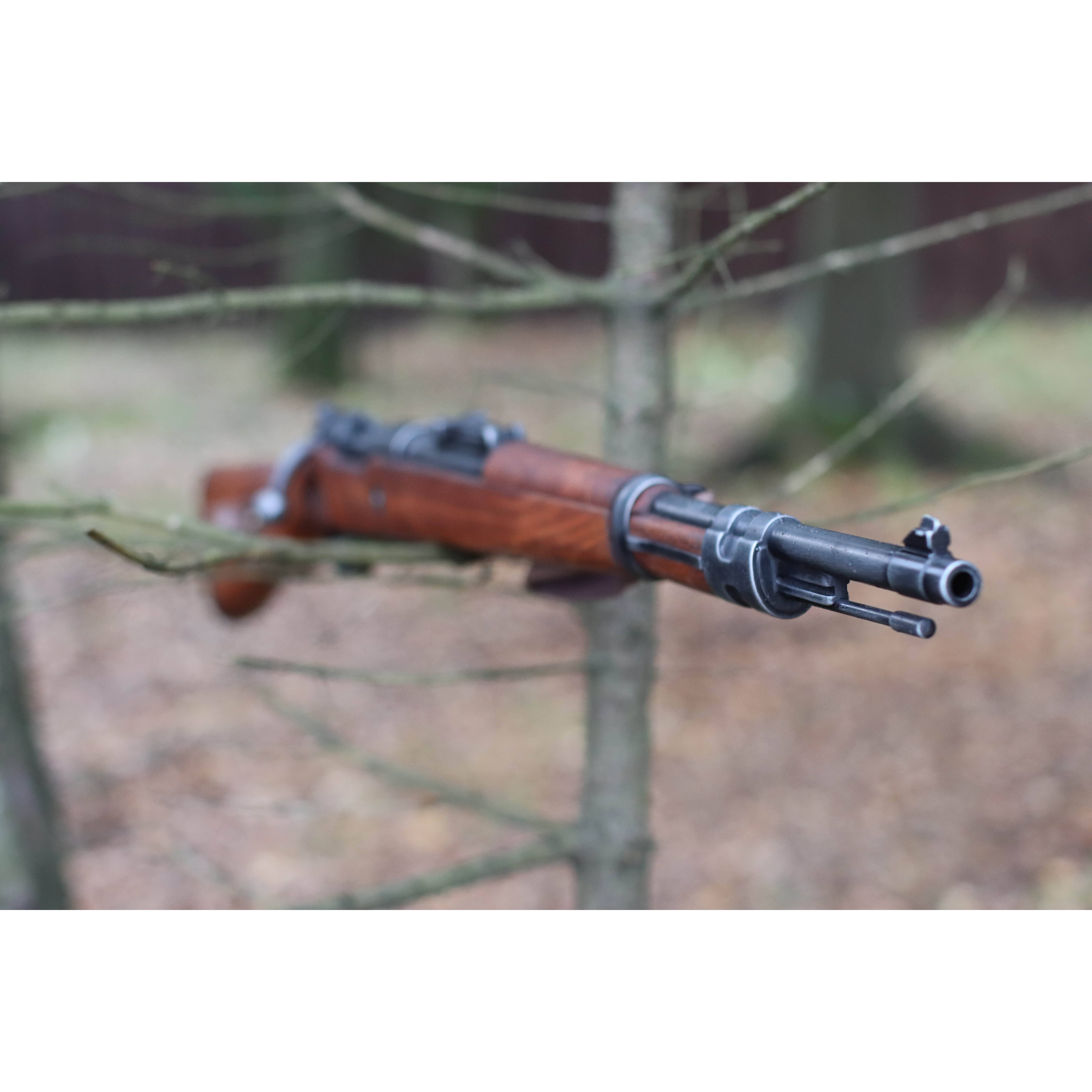 Карабин 98K, разработан Маузером, 2-я Мировая война, выпуск 1935 г, Германия с кожаным ремнем, соста