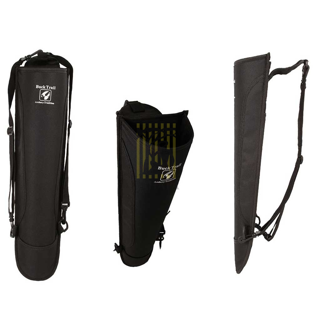 Кивер традиционный Adventure для стрел заплечный, нейлон, длина 56 см, правый/левый, цвет черный