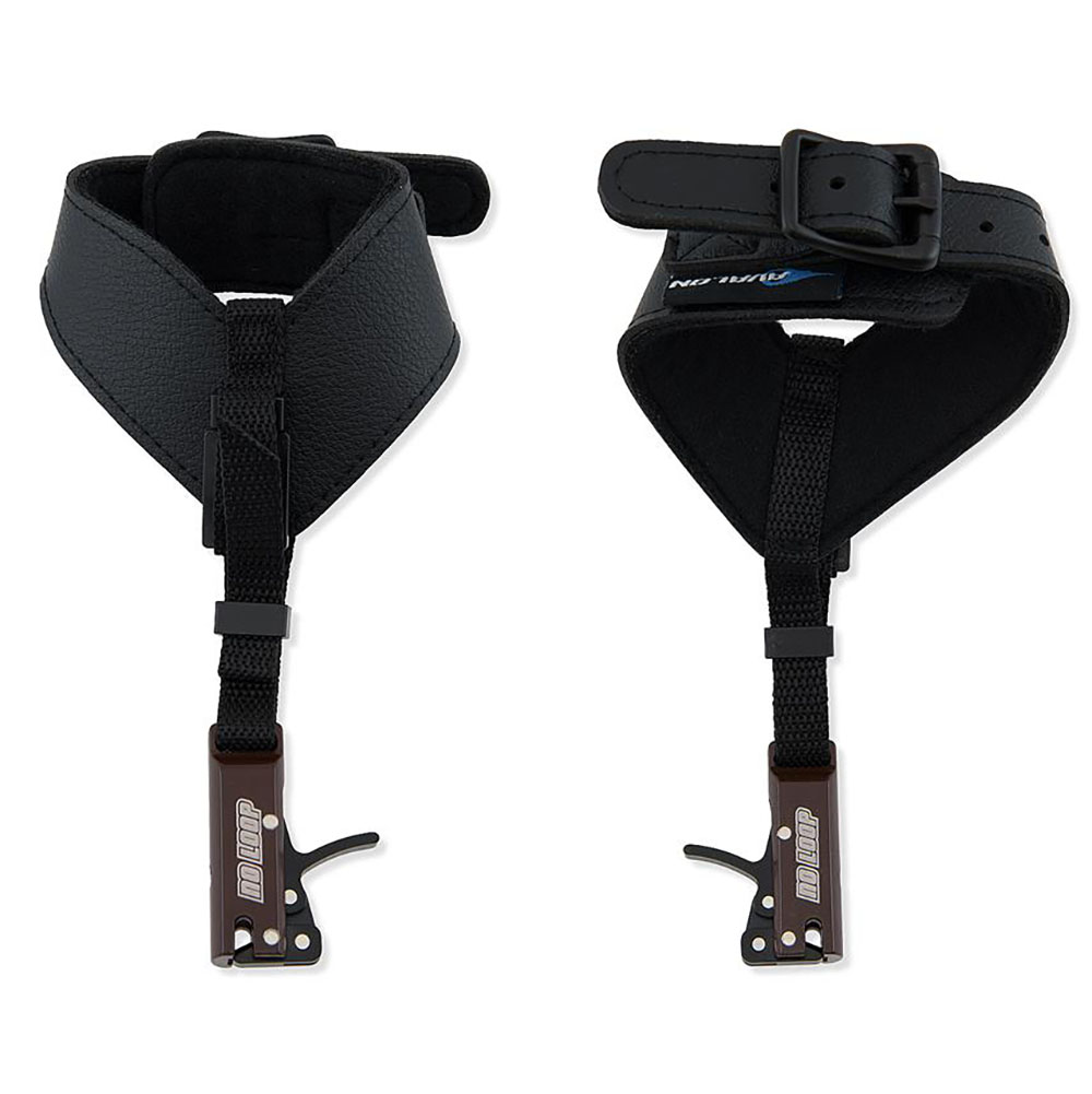 Релиз для стрельбы из лука INDEX на пряжке, цвет черный с коричневым Релиз для стрельбы из лука INDEX на пряжке, цвет черный с коричневым