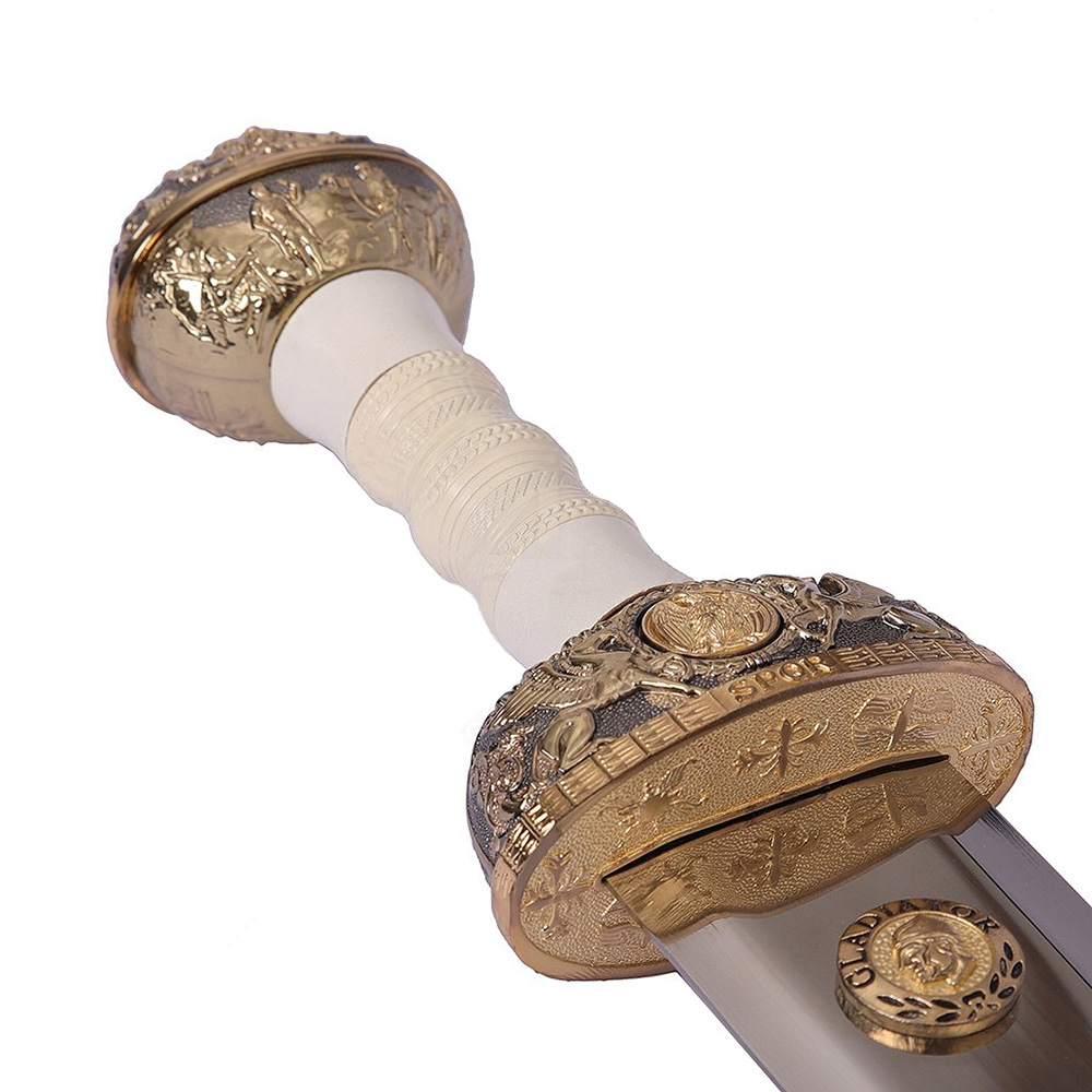 Меч "Гладиатор", рукоять белая кожа