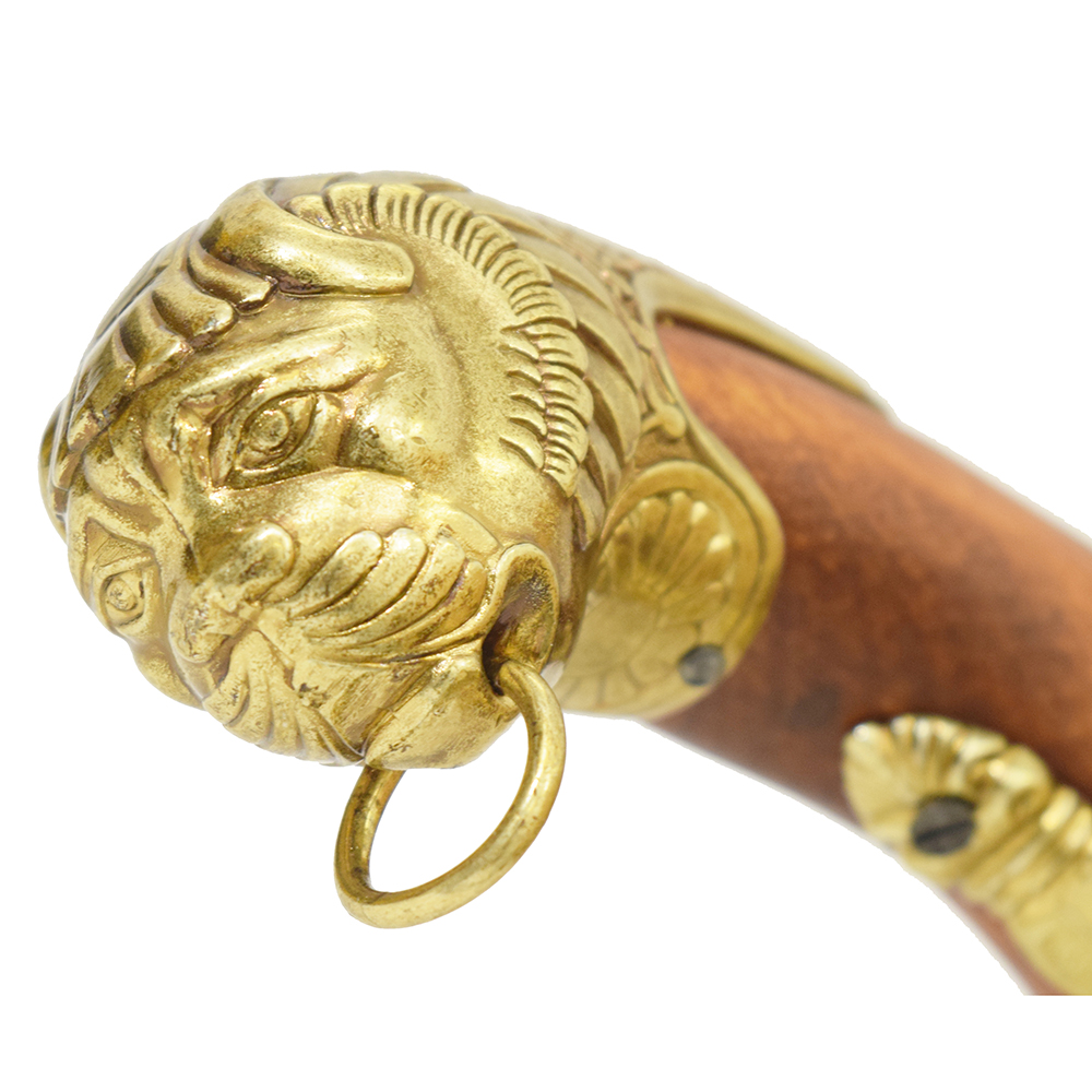 Пистолет кремневый, Германия, ХVIIIв, латунь