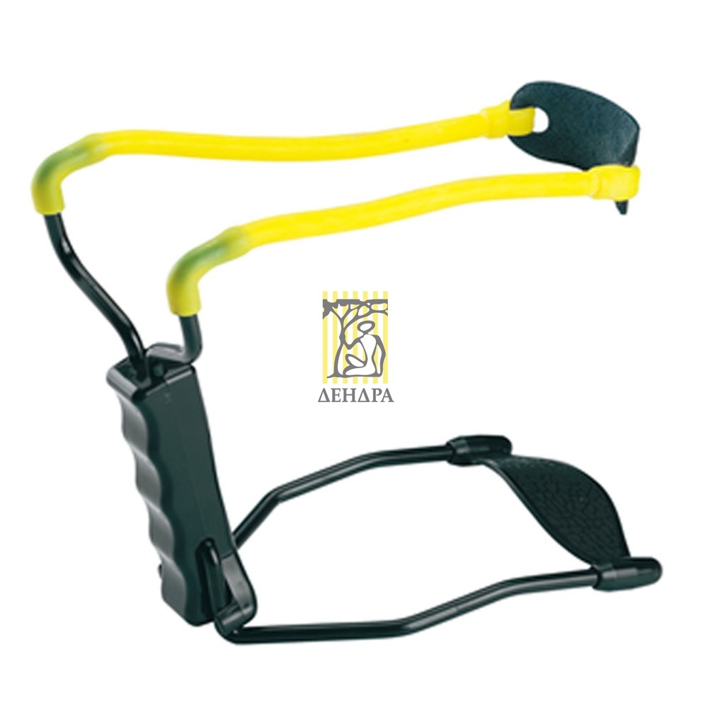 Рогатка средняя, рукоять пластик с металлической срединой для крепления жгута, с упором Рогатка средняя, рукоять пластик с металлической срединой для крепления жгута, с упором