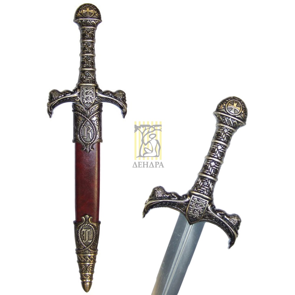 Дага в красных ножнах, 12 век, черный металл