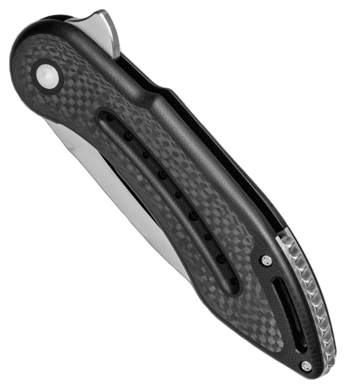 Нож Glimpse 7.0, сталь CPM-S35VN, длина клинка 3.750″, сатин, рукоять G10/карбон,черная, дол Нож Glimpse 7.0, сталь CPM-S35VN, длина клинка 3.750″, сатин, рукоять G10/карбон,черная, дол