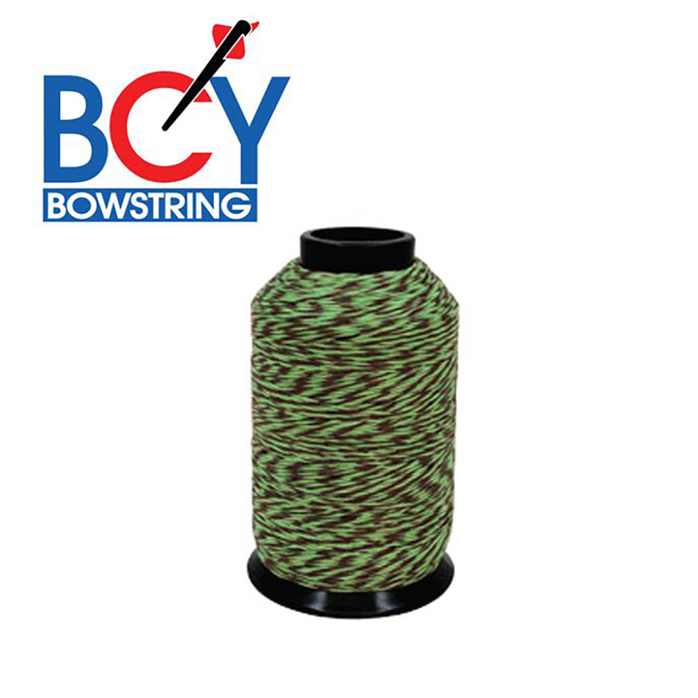 Нить 452X для изготовления тетивы, вес 1/4 фунт, цвет неоново-зеленый с черным