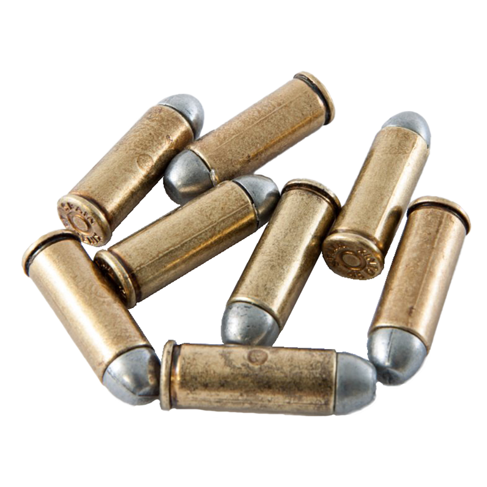 Патрон, имитация патрона для револьверов калибра .45, США 1880 г., 6 штук в комплекте