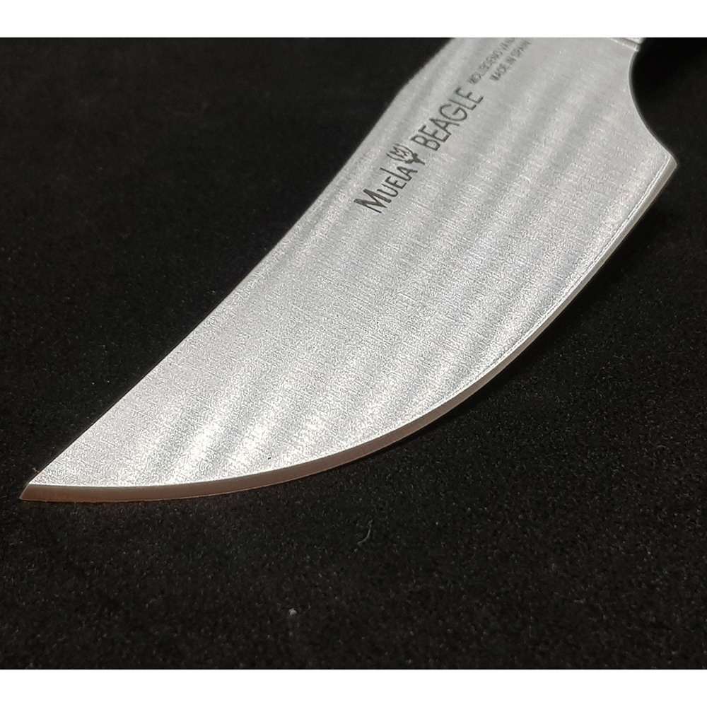 Нож "BEAGLE" с фикс клинком длиной 11см, рукоять рог оленя, ножны кожа Нож "BEAGLE" с фикс клинком длиной 11см, рукоять рог оленя, ножны кожа