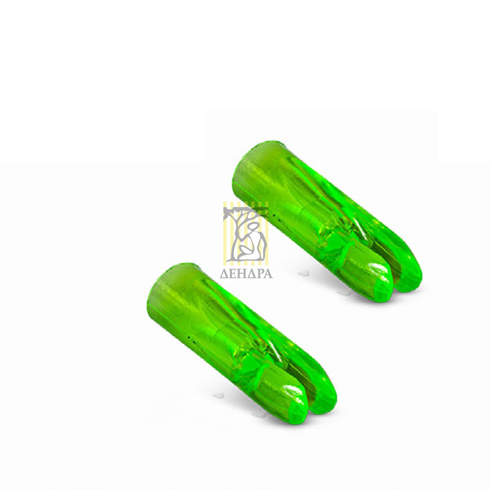 Хвостовики для рыболовных стрел, цвет зеленый, 12 шт в комплекте