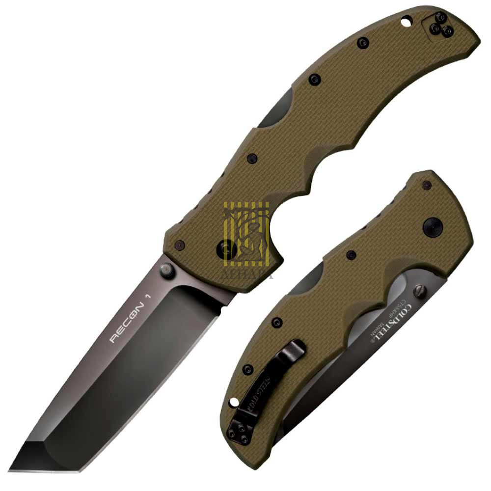 Нож "Recon 1"складной, клинок tanto point, сталь Carpenter CTS®, длина клинка 4", рукоять пластик G1