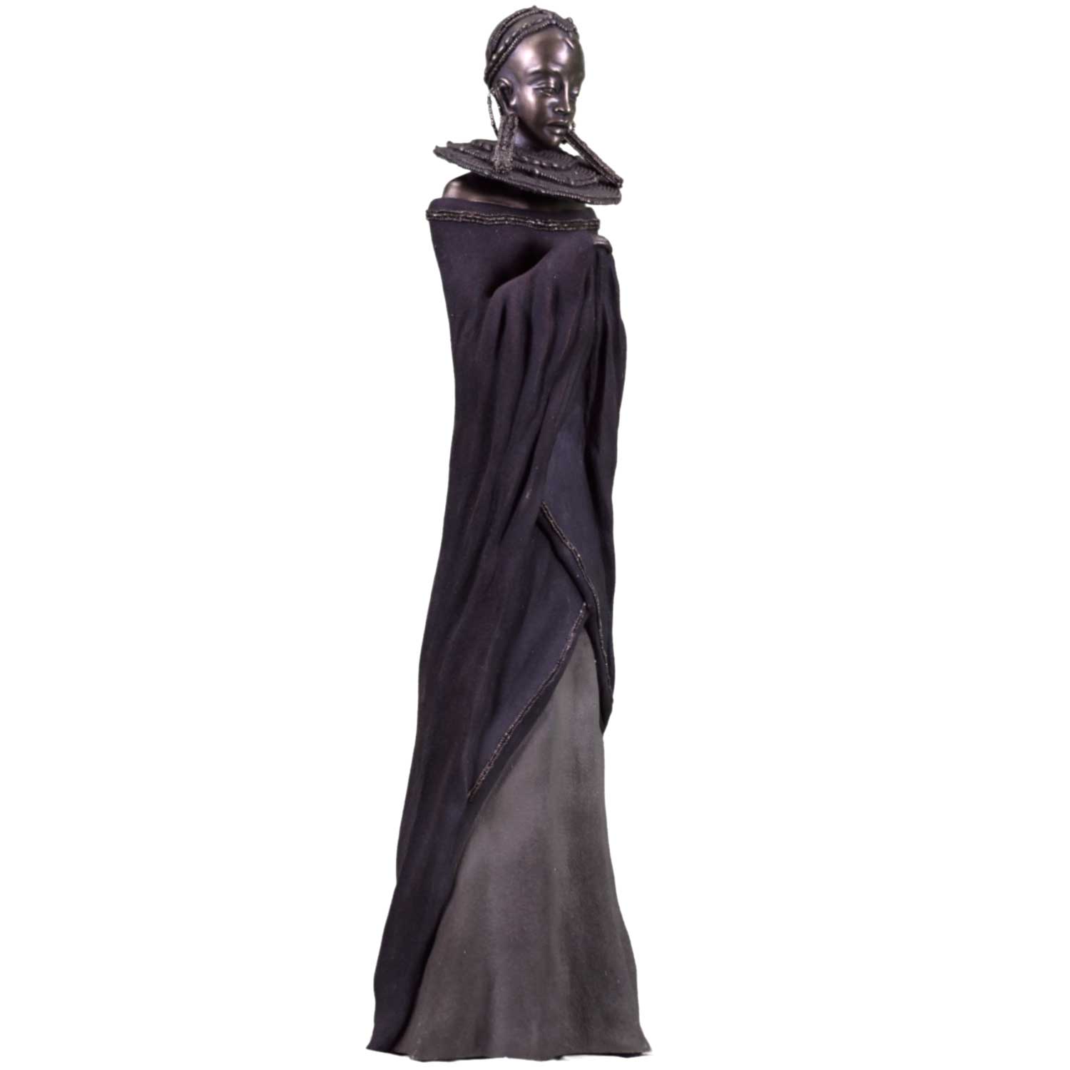 Фигурка Масаи-Рехани,патина,полистоун