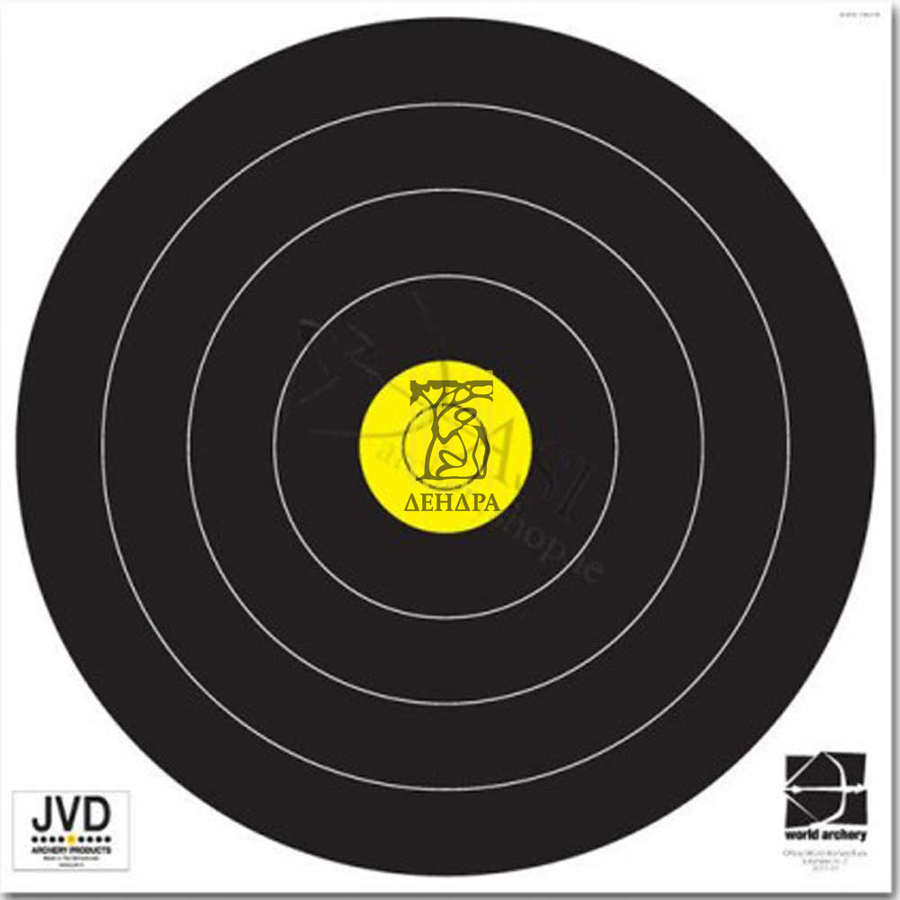 Мишень для полевых раундов FITA/WA, размер 60 см, армированная влагостойкая, 6 зон, 1 шт.