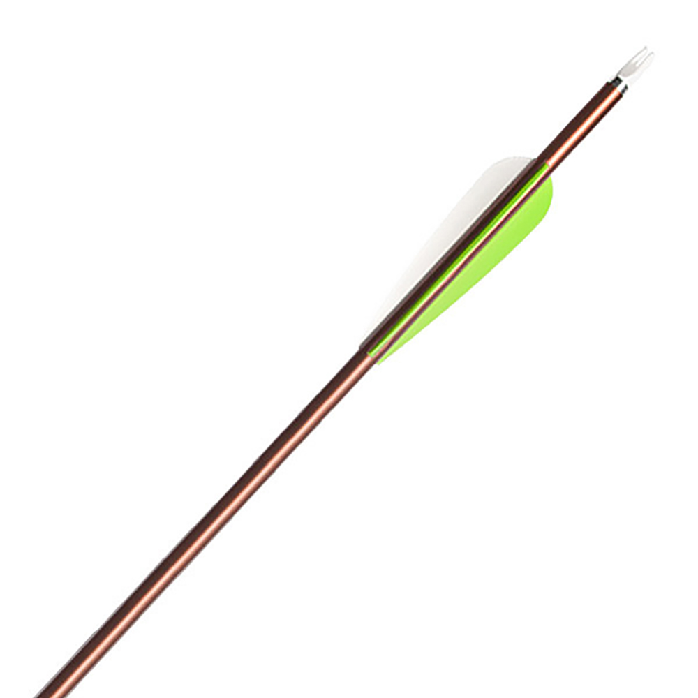 Стрела с оперением для стрельбы из лука, материал алюминий, размер 2317, длина 30", диаметр 9,2 мм,