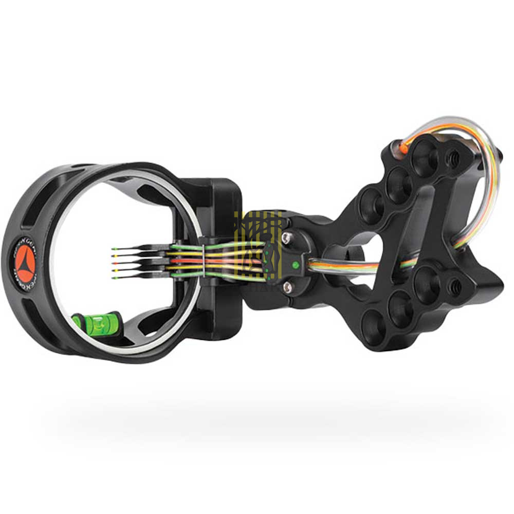 Прицел для блочного лука Aсu-Strike  с выбором пина, 5 пинов по 0,019", цвет черный