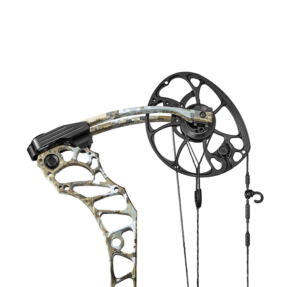 Лук блочный VERTIX, начальная скорость 343 фут в сек, расстояние между осями 30", база 6", сила 60 l