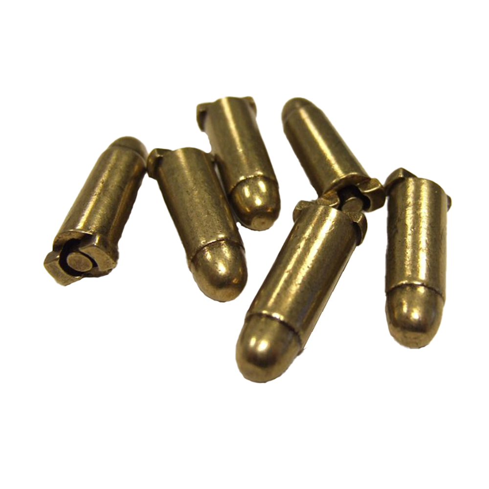 Патрон, имитация капсульного патрона эпоха Гражданской войны в Америке, 6 шт Патрон, имитация капсульного патрона эпоха Гражданской войны в Америке, 6 шт