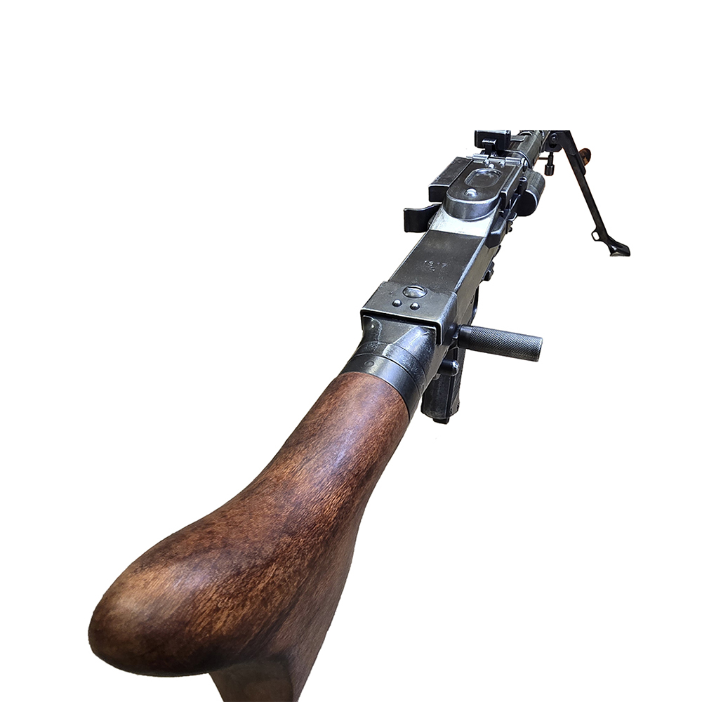 Пулемет MG 34 состаренный. Вторая мировая война с имитацией ударно-спускового механизма, сошки, мате Пулемет MG 34 состаренный. Вторая мировая война с имитацией ударно-спускового механизма, сошки, мате