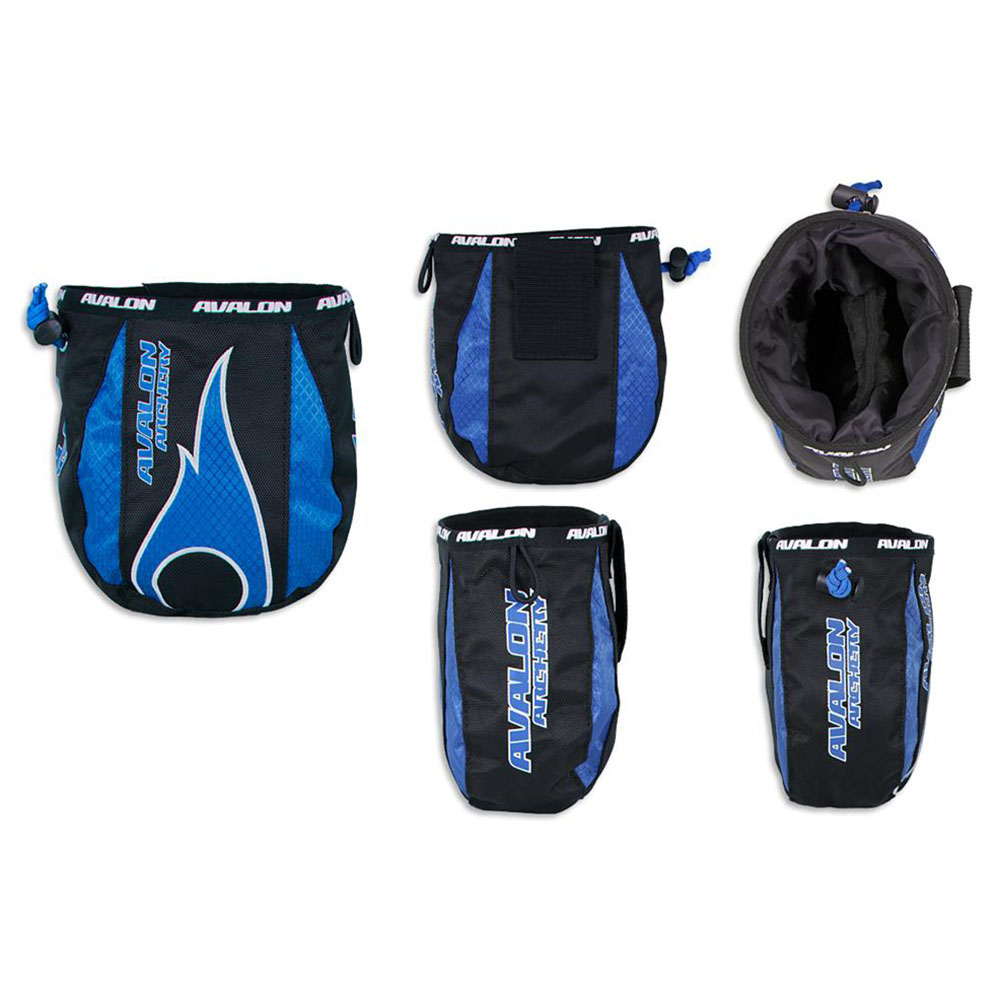 Карман поясной TEC X для релиза, напалечника, цвет черный с синим