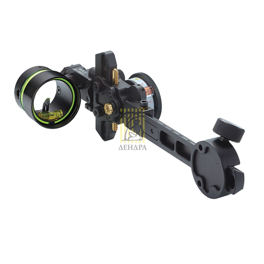 Прицел спортивный для блочного лука Optimizer King Pin, микронастройка, регулировка до 100 м, диамет