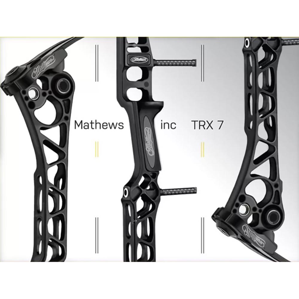 Лук блочный TRX7, начальная скорость 332 фут в сек, сила 60 lbs, для праворуких, длина натяжения 28"