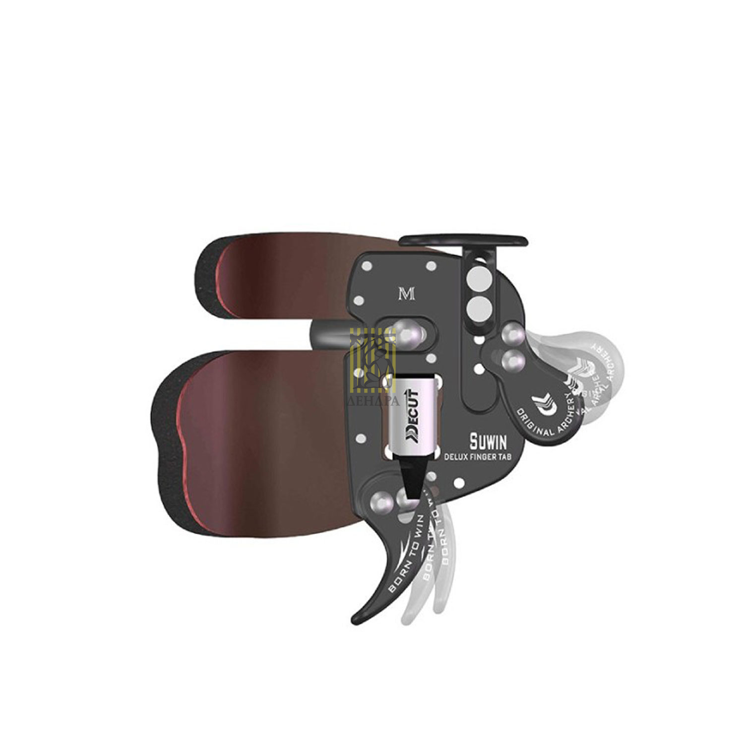 Напалечник для стрельбы из лука Suwin Gun, производитель Decut, кожа площадка метал., правый, размер Напалечник для стрельбы из лука Suwin Gun, производитель Decut, кожа площадка метал., правый, размер