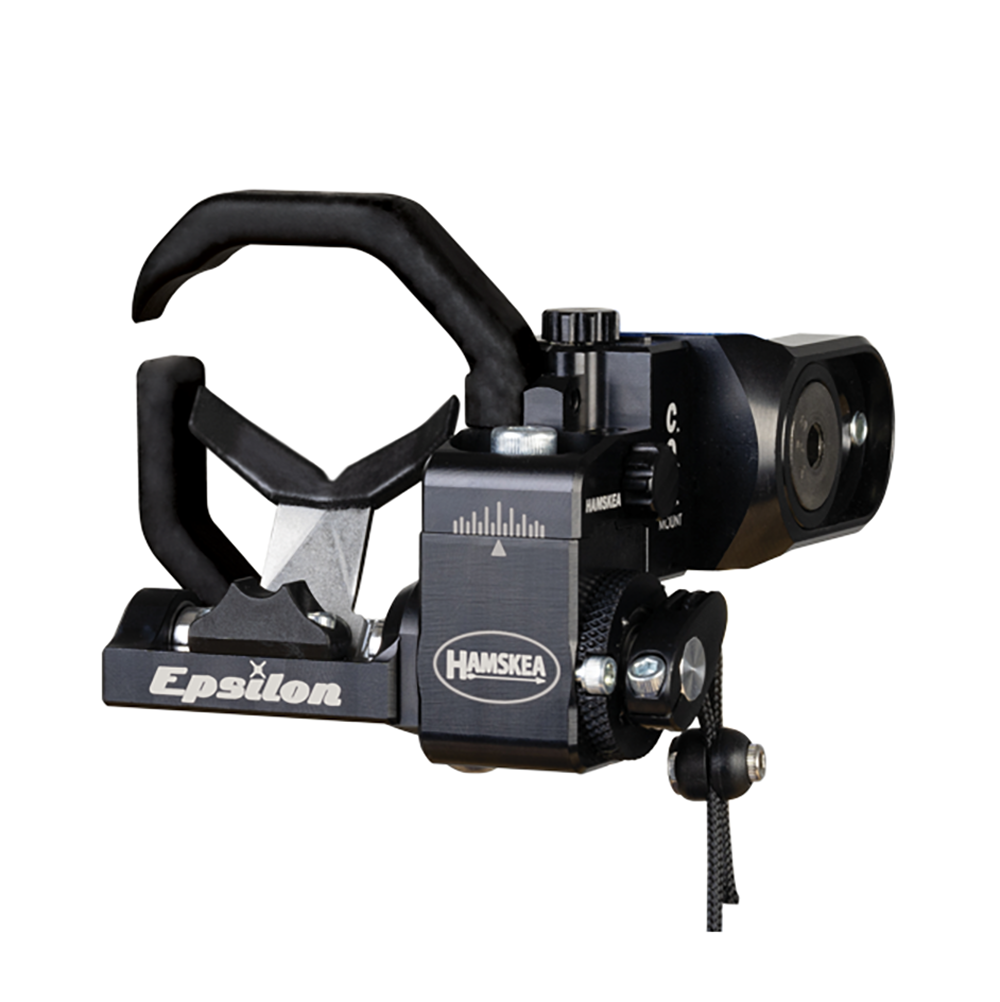 Полочка для блочного лука Epsilon падающая с микро настройками, комбинированная, правая, цвет черный