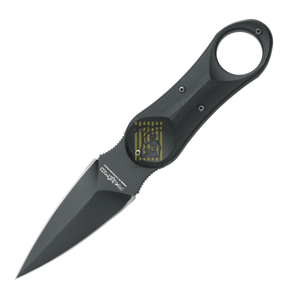 Нож"U.T.K" фиксированный клинок, малый, тефлоновое покрытие, рукоять пластик G-10, чехол